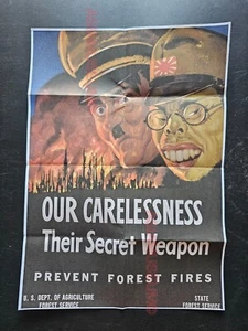 1942 WW2 USA AMERICA JAPAN CARELESS TALK COST LIVES WEAPON PROPAGANDA POSTER C06 - Picture 1 of 8