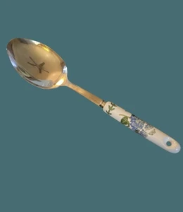 Portmeirion Botanic Garden Large Serving Spoon - Hydrangea - Picture 1 of 3