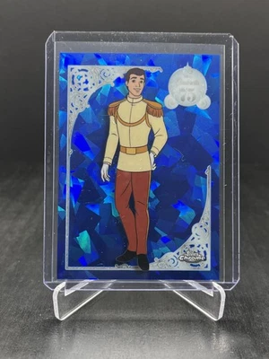 2025 Topps Chrome Sapphire Disney Prince Charming Cinderella 75th Anniv SP CD-10 - Image 1 of 2