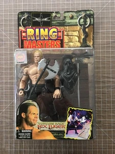 WCW Ring Masters Lex Luger Figure Torture Rack (Toybiz, 1998) Sealed NIP - Picture 1 of 7