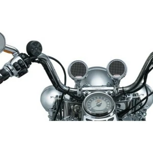Kuryakyn 2712 Chrome Road Thunder Speaker Pods Bluetooth Audio Motorcycle Kit - Picture 1 of 1