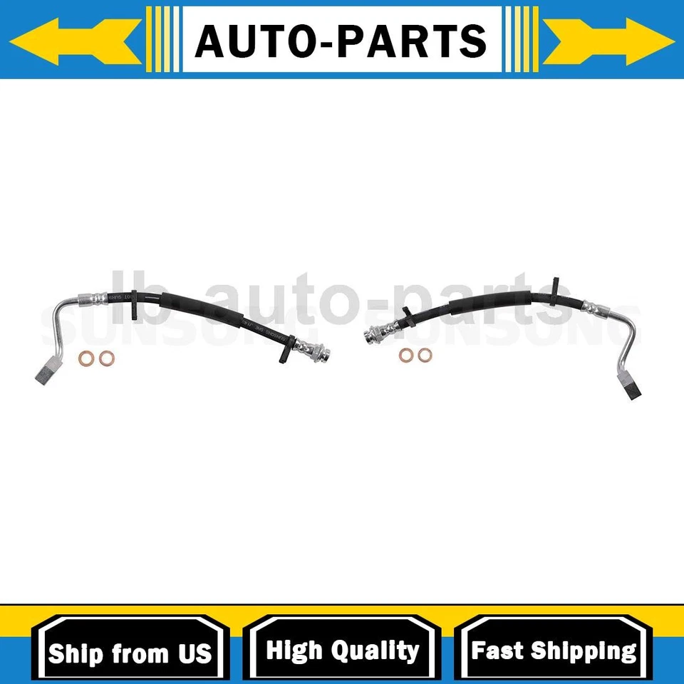 2X Manguera de línea de freno trasero Sunsong para Dodge Grand Caravan 2012 2013 2014 2015 Foto 1 de 4