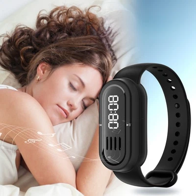 Smart Bracelet Sleep Aid White Noise bluetooth Speaker Activity Sport Watch - Image 1 of 4