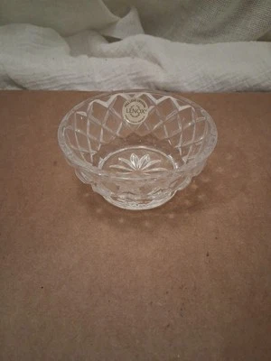 Lenox Full Lead Crystal Diamond Cut 3.75 in. Bowl Candy Key Trinket Dish - Image 1 of 4
