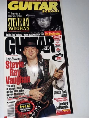 Guitar World Magazine April 1999/Guitar School March 1992 Stevie Ray Vaughan C8 Foto 1 de 4