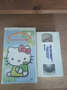 Hello Kitty's Paradise Fun With Friends VHS Tape 2003 ADV Films Kids Children’s - Foto 1 di 6