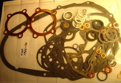 Juego completo de juntas Triumph T120, 650, OIF, 1963-1970, junta de cabeza de cobre, EE. UU. Foto 1 de 4