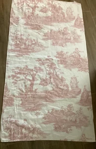 Waverly Pink French Country Life Toile Bath Towel - Picture 1 of 6