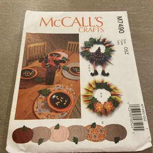 McCall’s M7490 Vacaciones Otoño Halloween Corredor Colchonetas Patrón Corona - Imagen 1 de 4