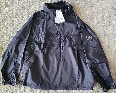 Adidas x Stella McCartney True Nature 1/2 Zip Anorak Women's M $180 JG1066 Black - Image 1 of 4