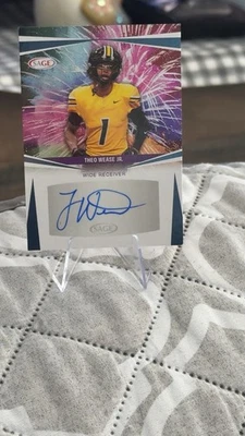 2025 Sage High Series Football - Theo Wease Jr. - #A-TWJ Prospect Auto - Image 1 of 2