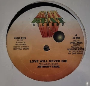 Anthony Cruz Love Will Never Die 12" *SEALED* 1995 Heavy Beat Reggae - Picture 1 of 1