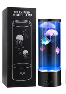 Jellyfish Lava Lamp LED Aquarium MOOD Night Light MULTI-COLOR CHANGE Fast Ship - Picture 1 of 11