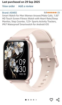 🔥Smart Watch Men Women Fitness Tracker Blood Pressure Heart Rate Sport Watches - Image 1 of 3