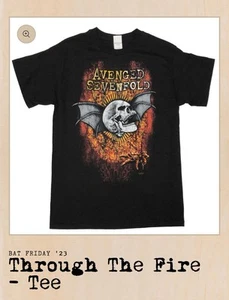 New Authentic Avenged Sevenfold ~Through The Fire~ XL T-Shirt A7X - Picture 1 of 4