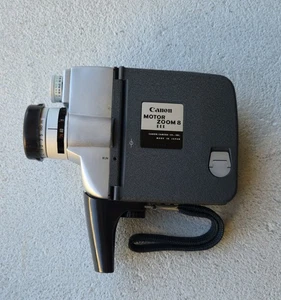  Canon Motor Zoom 8 EEE 8mm Movie Camera With Handle Pre-owned.  - Picture 1 of 14