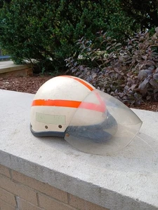 VINTAGE BUCO TRAVELER MOTORCYCLE HALF SHELL HELMET WITH  VISOR (BA) - Picture 1 of 17