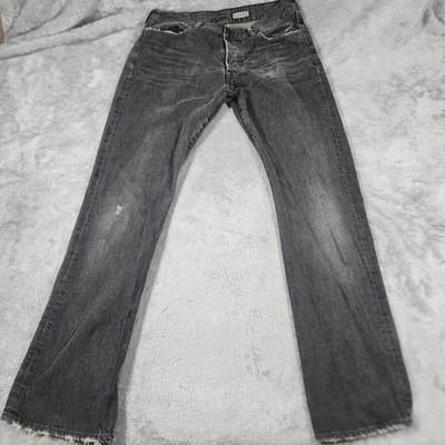 Polo Ralph Lauren Jeans Mens 34x32 Black Charcoal Wash 750 Bootcut Button Fly - Image 1 of 4