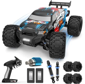 Monster Truck Highmall 1/16 4X4 RC 50+KM/H 390 Motor Doble 3000mAh Azul - Nuevo en caja - Imagen 1 de 7