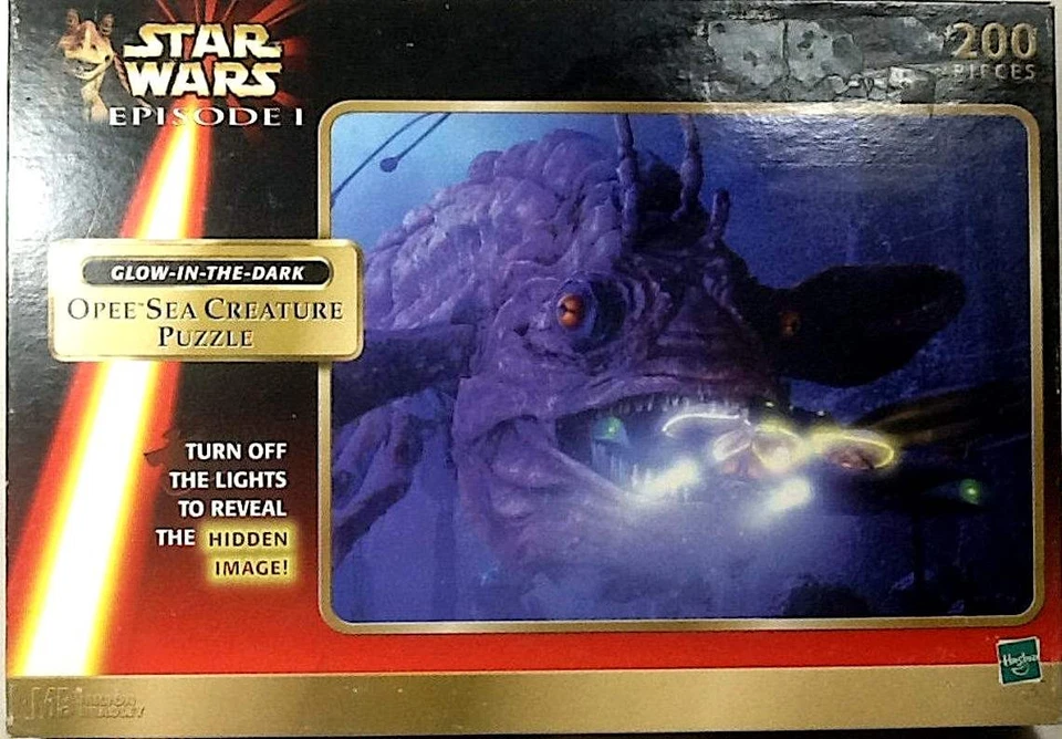 Star Wars Episode I Opee Sea Creature Glow In Dark 200 pc 12" X 16" Puzzle - Image 1 of 1