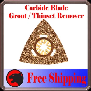 Carbide Grout Rasp Oscillating Multi Tool Blades Disc For Dremel Bosch Craftsman - Picture 1 of 2