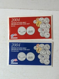 2004 US Mint Uncirculated P & D UNC Set 20 Coins Total Clad - Picture 1 of 7