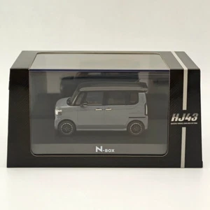 Hobby Japan 1/43 N-BOX  Custom Slate Grey Pearl & Black Diecast Model Car - Picture 1 of 7