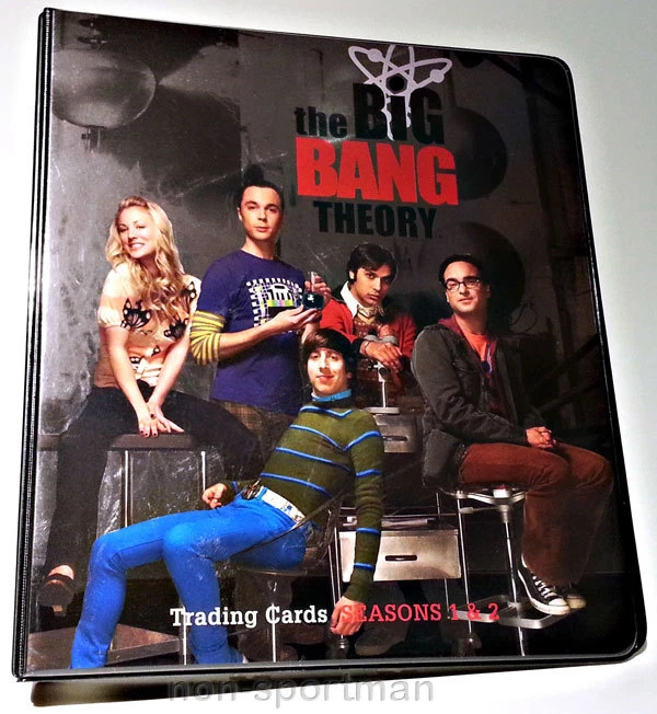 BIG BANG THEORY CRYPTOZOIC 1 & 2 PLATINUM BINDER ONLY - Image 1 of 1