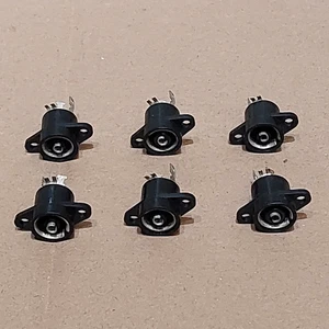 6x zócalo coaxial de montaje de chasis - montaje de panel con borde sobresaliente - Imagen 1 de 5