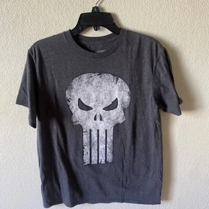 Camisa The Punisher Marvel Para Hombre Talla L Gris Cuello Redondo Gráfico - Imagen 1 de 7