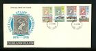 Postal History Falkland Islands FDC #278-281 Postage Stamp Centennial 1978