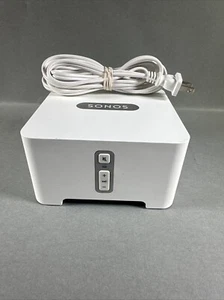 SONOS Connect White Gray Tested  Wireless Music Streamer, Gen 1, VGC Power Cord - Picture 1 of 9