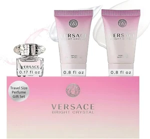 Versace Bright Crystal 5 ml spray + 25 ml gel de ducha + 25 ml loción corporal - Imagen 1 de 7