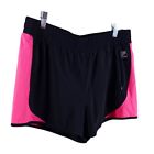 NWOT Fila Sport Womens Shorts Sz L Black Elastic Waist Runnin Athletic Polyester