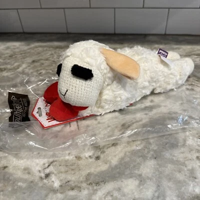 Multipet Plush Pet Dog Squeeker Toy Lambchop The Lamb! The Legend! Large #48375 - Image 1 of 2