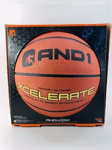 AND1 Xcelerate Rubber Basketball: Official Regulation Size 7 (29.5) In & Outdoor - Picture 1 of 3