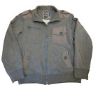 tom wolfe 93 cotton jacket grey size UK XL 4 pockets