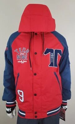 Technine Varsity Jacket Red/Navy/White Size M Mens - Image 1 of 4