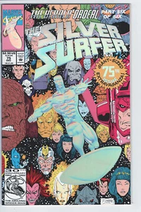 SILVER SURFER V3 #75 - 9.2 - WP - Copertina in rilievo lamina argento - Foto 1 di 2