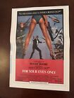 Vintage Movie Film Poster Print -For Your Eyes Only  JAMES BOND-On Gloss Paper Currently £4.99 on eBay