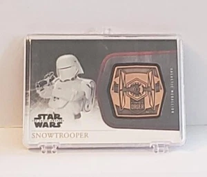Topps 2015 The Force Awakens Series 1 - Snowtrooper Bronze Medallion M-59 - Picture 1 of 2