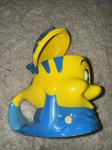 2001 Disney Little Mermaid Flounder 5" Souvenir Plastic Cup Mug Stein AA27 - Picture 1 of 6