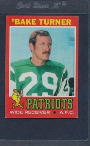 1971 Topps #056 Bake Turner Patriots EX/MT *2582 - Picture 1 of 1