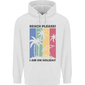 Beach Please Im on Holiday Funny Childrens Kids Hoodie - Picture 1 of 12