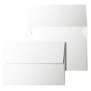 Curious Metallic - Ice Silver - A7 Invitation Envelopes - 7 1/4 x 5 1/4 - 100 Pk - Picture 1 of 5