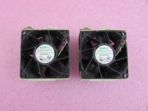 2x Supermicro FAN-0118L4 Nidec UltraFlo V80E12BGA5-57 4-Pin Cooling Fan Module - Picture 1 of 9