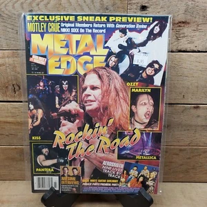 Metal Edge July Rockin The Road Kiss Marilyn Manson Ozzy Pantera - Picture 1 of 2