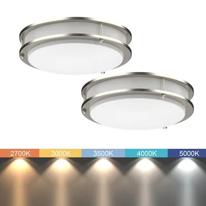 LED Ceiling Light | ALL-IN-ONE Selectable Light Color | Dimmable | 10"/12"/14" - Picture 1 of 25