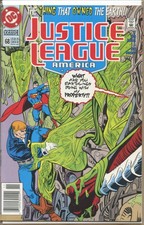 Justice League America 1987 series # 68 UPC code very good comic book