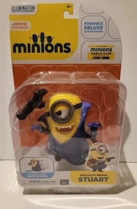 Minions Draculas Minion Stuart Action Figure Rip Cord Movement Brand New - Picture 1 of 11